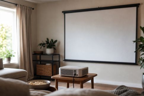 Solutions pour organiser une soirée cinéma à la maison : projecteurs, écrans et applications