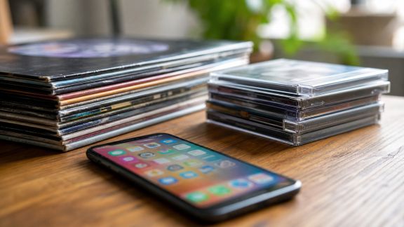 Comparatif des applications mobiles pour répertorier ses vinyles et CD