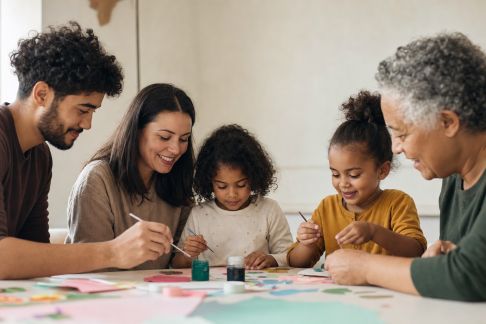 Impliquer les familles dans les initiatives culturelles collectives
