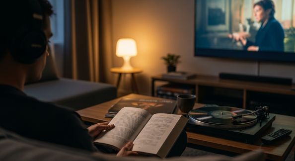 Associer musique, lecture et cinéma pour créer une expérience immersive chez soi