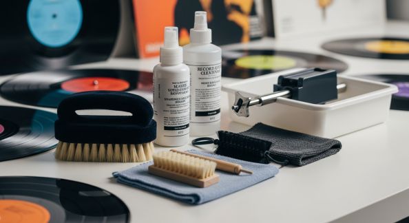 Avis détaillé : accessoires d'entretien pour prolonger la vie de vos vinyles