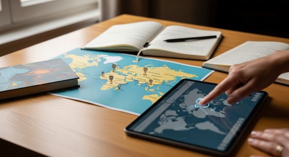 Enregistrer ses lectures et découvertes culturelles sur une carte interactive